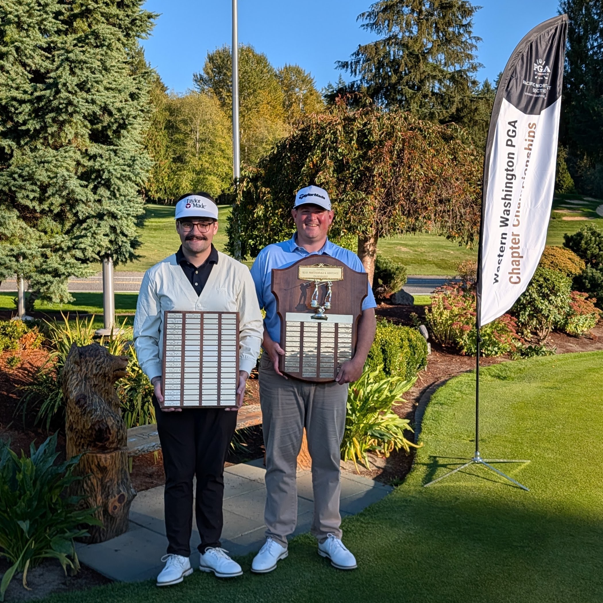Matt Epstein & Austin Duffy with championship trophy